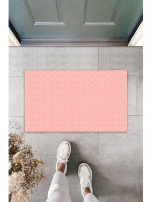 Dijital Baskı Yeşil Dış ve Iç Mekan Doğal Taş Desen Kapı Önü Paspası