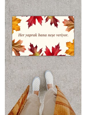 Dijital Baskı Yeşil Dış ve Iç Mekan Doğal Taş Desen Kapı Önü Paspası