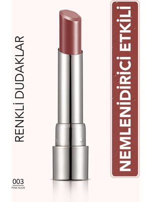 Sheer Up Yarı Saydam Renk Veren Nemlendirici Stick Parlak Ruj (003 Pinky Nude) 8682536012010