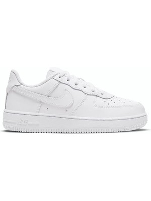 Nike Force 1 Le Beyaz Çocuk Ayakkabı DH2925-111 Erkek Çocuklar İçin Konforlu Tasarım