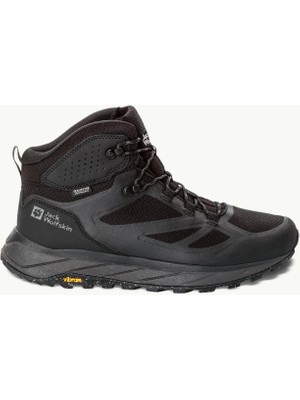 Jack Wolfskin Terraventure Texapore Mid M Erkek Siyah Outdoor Bot 4051521-6000