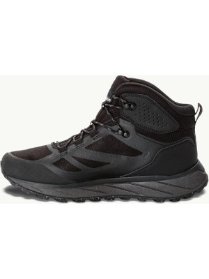 Jack Wolfskin Terraventure Texapore Mid M Erkek Siyah Outdoor Bot 4051521-6000