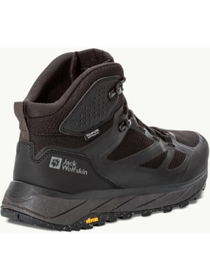 Jack Wolfskin Terraventure Texapore Mid M Erkek Siyah Outdoor Bot 4051521-6000