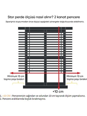 Brillant Düz Stor Perde Ekru MS1202 110 x 260 cm