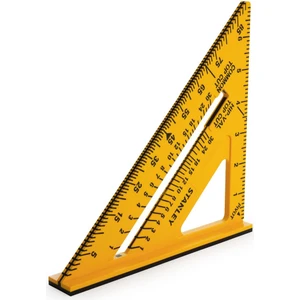 STHT46010 Çift Renkli Abs Plastik Inç Ölçülü Gönye 7"