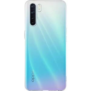 Caseart Oppo A91 Kapak 1mm Süper Silikon Şeffaf Kılıf