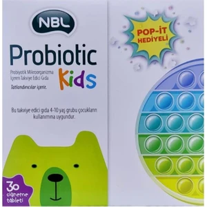 Nbl Probiotic Kids 30 Çiğneme Tableti - Pop It Armağan
