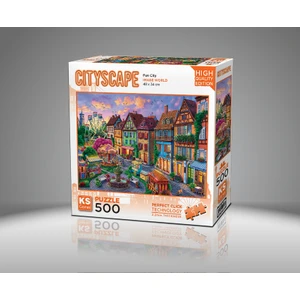 KS Games Fun City 500 Parça Puzzle