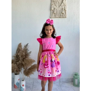 Buse & Eylül Bebe Barbie Kız Çocuk Elbisesi