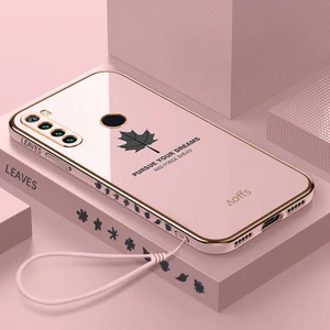 Xiaomi Redmi Note 8 Için Telefon Kılıfı Kemerli Elektrolizle Telefon Kapağı (Yurt Dışından)