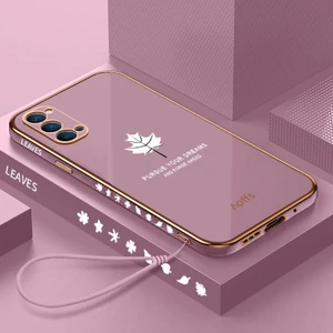 Oppo Reno 4 Pro Için Kemerli Elektroliz Telefon Kılıfı (Yurt Dışından)