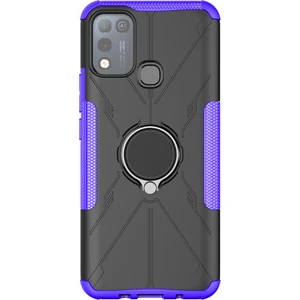 Infinix Hot 10 Play Halkalı Standlı Telefon Kılıfı (Yurt Dışından)