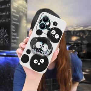 Telefon Kılıfı Vivo V25 5g/V25e/X80 Lite Dönen Standlı Parıltılı Telefon Kılıfı (Yurt Dışından)