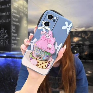 Telefon Kılıfı Oppo Reno 7 5g Dönen Standlı Parıltılı Telefon Kılıfı (Yurt Dışından)