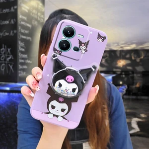 Telefon Kılıfı Vivo V25 5g/V25e/X80 Lite Dönen Standlı Parıltılı Telefon Kılıfı (Yurt Dışından)