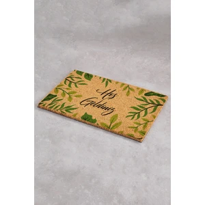 Çiçek Desenli Dış Kapı Paspası