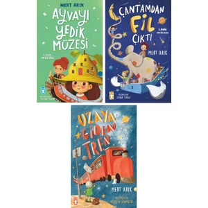 Ayvayı Yedik Müzesi - Çantamdan Fil Çıktı - Uzaya Giden Tren 3 Kitap Set - Mert Arık