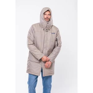 K235 Erkek Bej Kapşonlu Parka