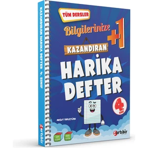 Artıbir Yayınları 4. Sınıf Tüm Dersler Harika Defter (Etkinlikli Sorular ve Yeni Nesil Sorular)