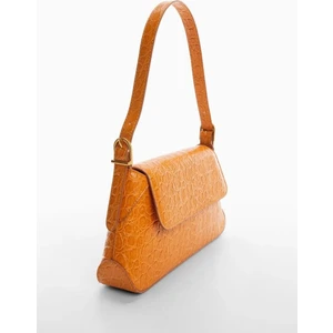 Timsah Derisi Görünümlü Omuz Çantası