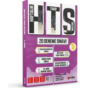 Artıbir Yayınları 3. Sınıf (Hts) Haftalık Takip Sistemi Yeni Nesil 20 Deneme Sınavı (Optik Okumalı)