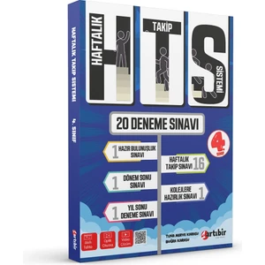 Artıbir Yayınları 4. Sınıf (Hts) Haftalık Takip Sistemi Yeni Nesil 20 Deneme Sınavı (Optik Okumalı)