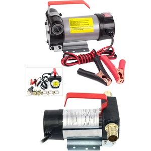 24 V Kendinden Emişli Elektrikli Taşınabilir Yakıt Sıvı Yağ Aktarma Mazot Pompası Paslanmaz 24V