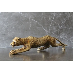 Altın Leopar Biblo 45X10CM Gold