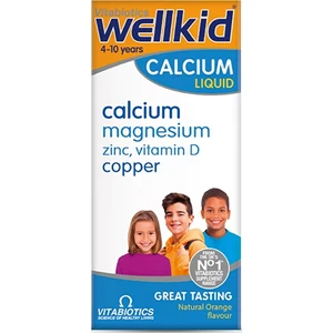 Wellkid Calcium Liquid Şurup 150 ml Portakal