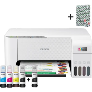 Ecotank L3256 Renkli Tanklı Yazıcı Baskı/tarama/kopya - (Usb, Wifi, Wi-Fi Direct) + Mürekkep + Copier Bond A4 Fotokopi Kağıdı