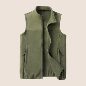 Good Shop Yelek Erkekler Sonbahar Kış Sıcak Polar Yelek (Yurt Dışından)