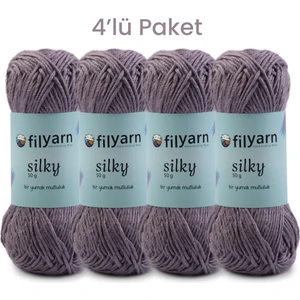 Silky Örgü Ipi Seti, Viscose, Motif Ipi, Kazak Ipi, Bebek Ipi, Amigurumi Ipi, Hırka Ipi, Yastık Ipi