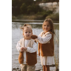 Teddy Peluş İçi Astarlı Bebek Çocuk Yelek