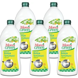 Mom's Green 5'li Set Bitkisel Elde Bulaşık Temizleyici Limon  5 x 750 ml