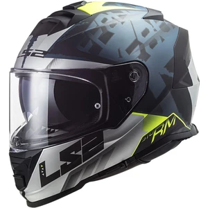 Ls2 Storm 2 Sprınter Mat Siyah-Gri-Cobalt Kask