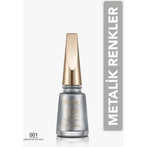 Star Shine Yüksek Pigmentli & Parlak Bitişli Metalik Oje (001 Mirror On The Wall) 8690604564118