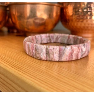 Özel Kesim Rodokrozit Bileklik