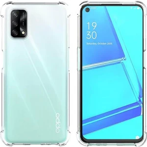 Oppo A74  Uyumlu Kılıf Sararmaz Hd Şeffaf Silikon Kılıf Şeffaf