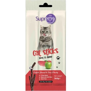 Cat Sığır Etli ve Elmalı Kedi Ödül Çubuğu 3 x 5 gr