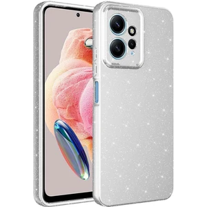 Xiaomi Redmi Note 12 4g Kılıf Kamera Korumalı Simli Parıltılı Lüks Silikon