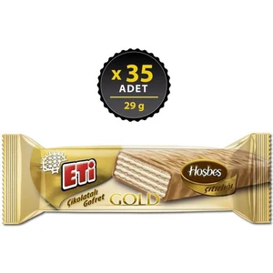 Çikolatalı Gofret Gold 29 G x 35 Adet