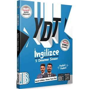 Benim Hocam Yayınları 2025 YDT İngilizce 5 Deneme Sınavı