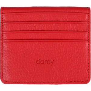 Cüzdan, El Yapımı Hakiki Deri Erkek Cüzdan Kartlık, Hakiki Deri Bag Kadın Cüzdan İnce Kartlık, Küçük Erkek Kartlık,Deri Mekanizmalı Erkek Kartlık Cüzdan 512MG - Kırmızı