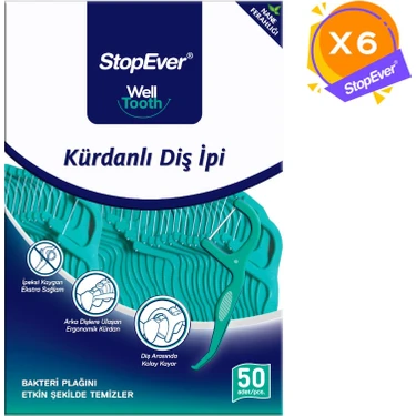 Stopever Well Tooth Kürdanlı Diş Ipi 6'lı - Taşıma