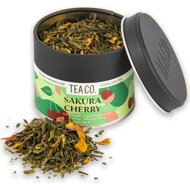 Tea Co Kiraz Çiçekli Yeşil Çay Sakura Cherry 25