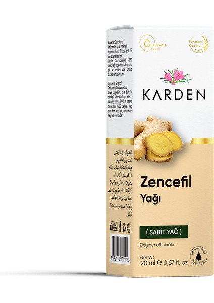 Zencefil Yağı 20 ml