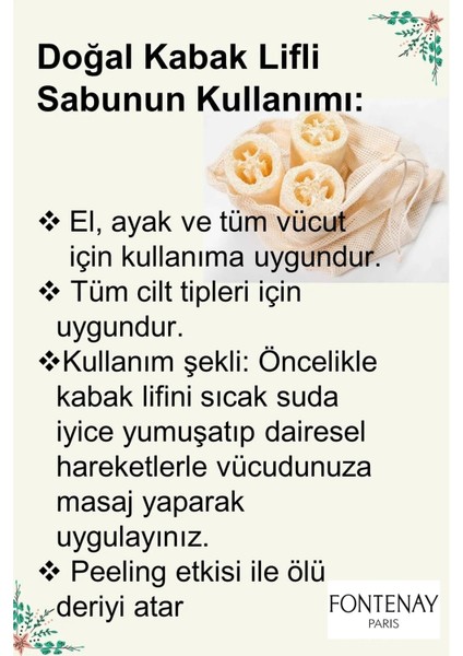 100 El Yapımı Doğal Kabak Lifli Kantaron Sabunu fiyatları