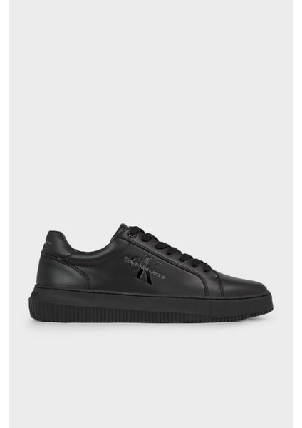 Deri Logolu Sneaker Ayakkabı YM0YM006810GT Erkek Ayakkabı YM0YM00681 0gt