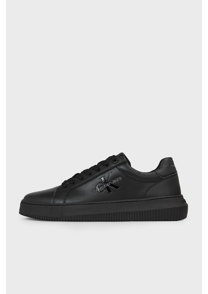 Deri Logolu Sneaker Ayakkabı YM0YM006810GT Erkek Ayakkabı YM0YM00681 0gt