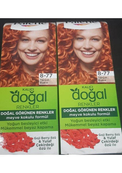 Saç Boyası 2 Li Paket Tarçın Bakır
